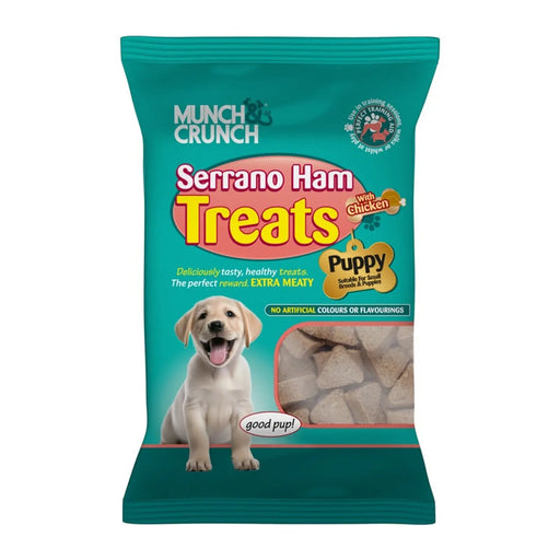 Stax Munch  Crunch Puppy Serrano Ham Treats 150g
