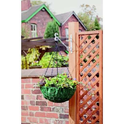 Ambassador Hanging Basket Bracket 25cm/10" White