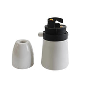 Securlec Switched T2 Lampholder White 3/8"
