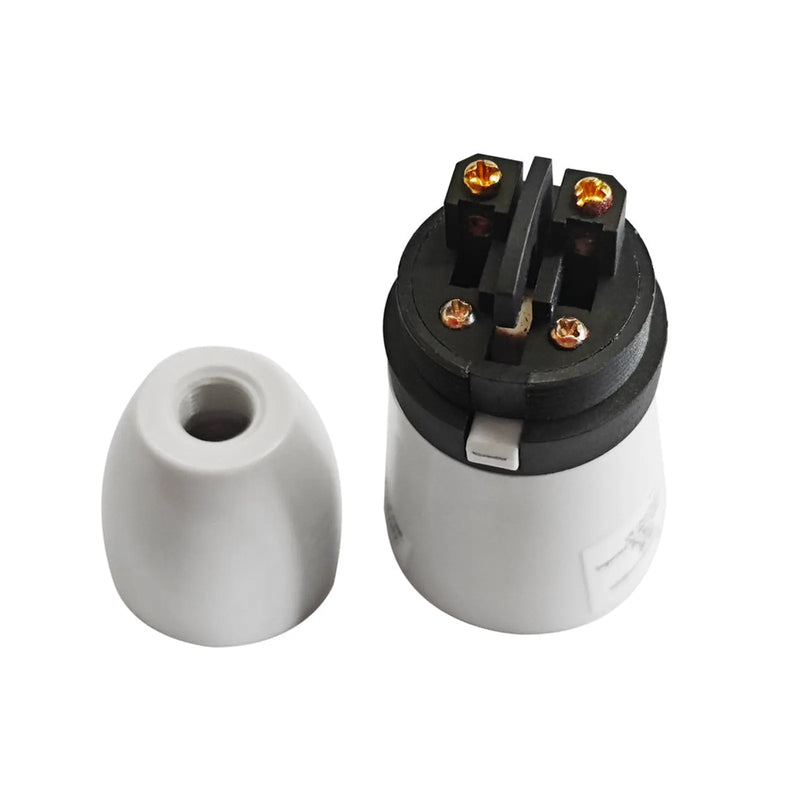 Securlec Switched T2 Lampholder White 3/8"