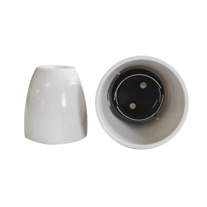 Securlec Switched T2 Lampholder White 3/8"