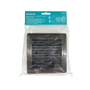 Securlec Inlet/Outlet Multi Fit Fixed Grill Brown 100mm 4"