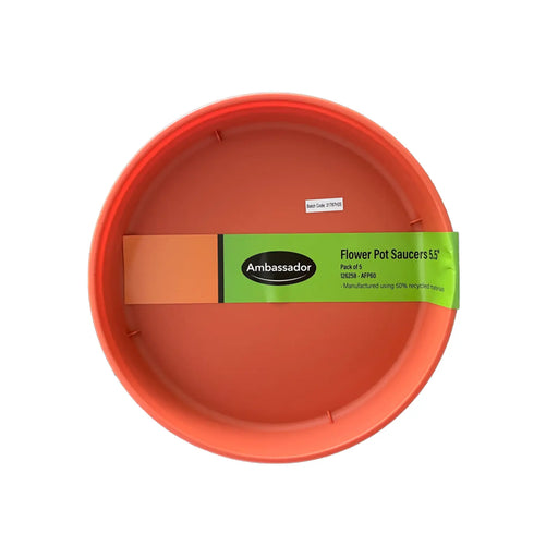 Ambassador Flower Pot Saucer 5-6" Pack 5