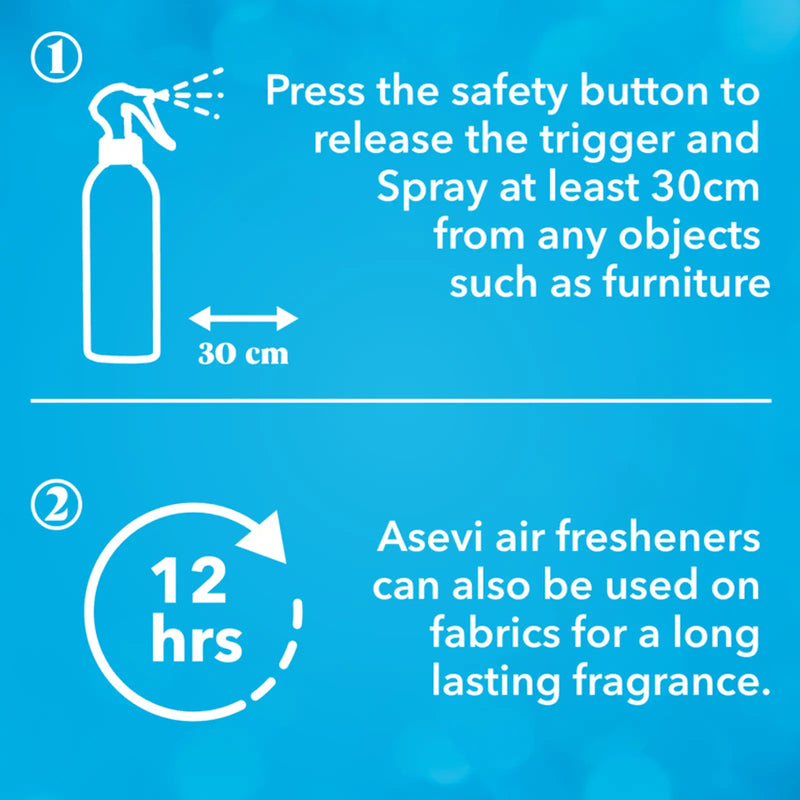 Asevi Air Freshener Spray 400ml Ocean Breeze