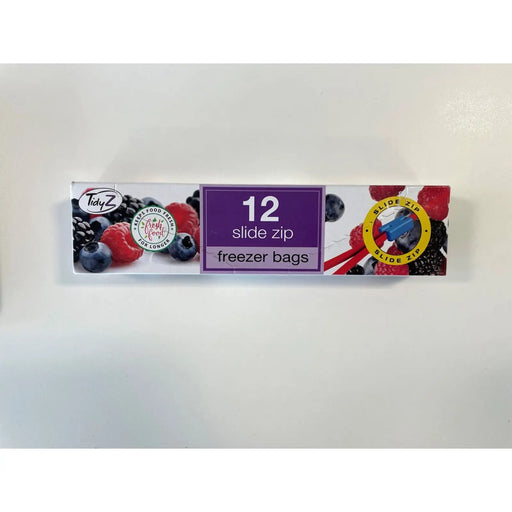 Tidyz Large Resealable Freezer Bags Roll of 12