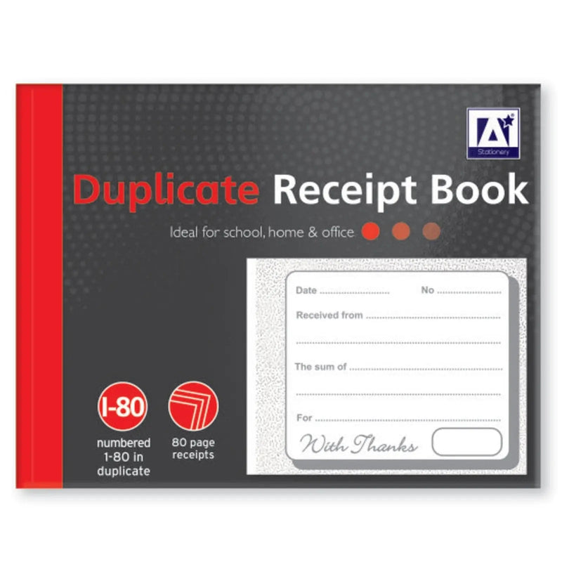 Ig Design Duplicate Receipt Book 0 - 80 Pages