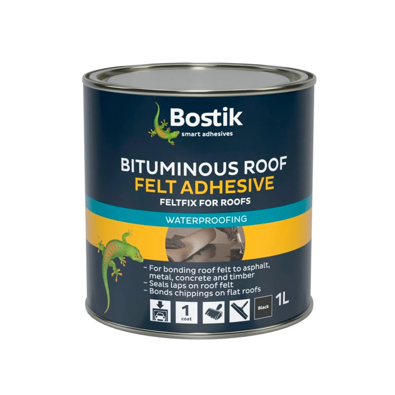 Bostik Bituminous Roof Felt Adhesive 1L