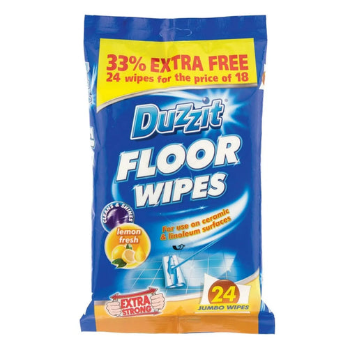 Duzzit Floor Wipes 24 Pack