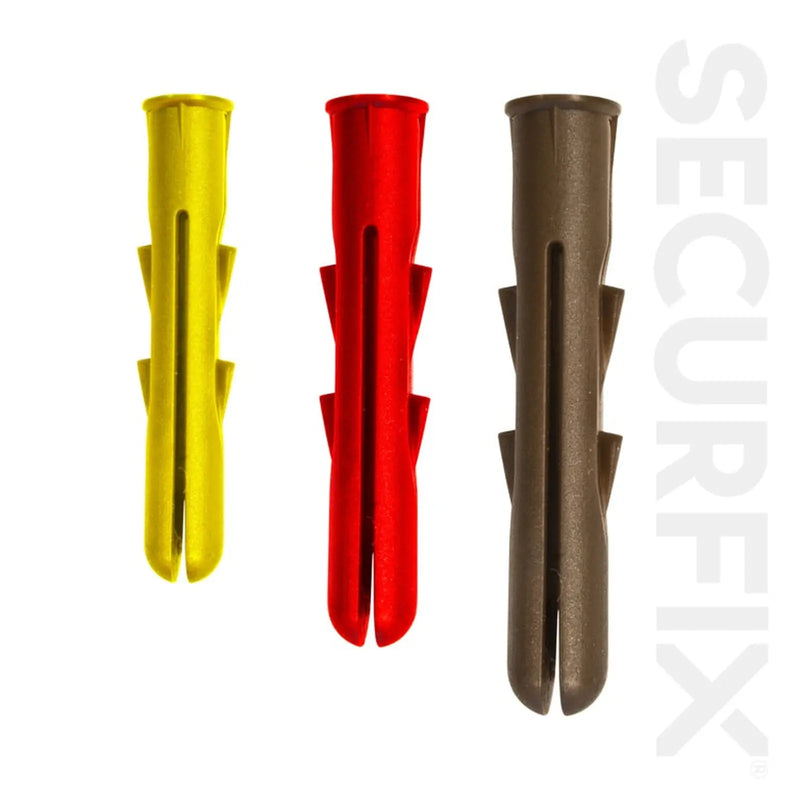 Securfix General Purpose Assorted Plug Set 120 Pack