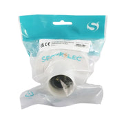 Securlec T2 Ceiling Rose Base Batten Lampholder Pre-Packed