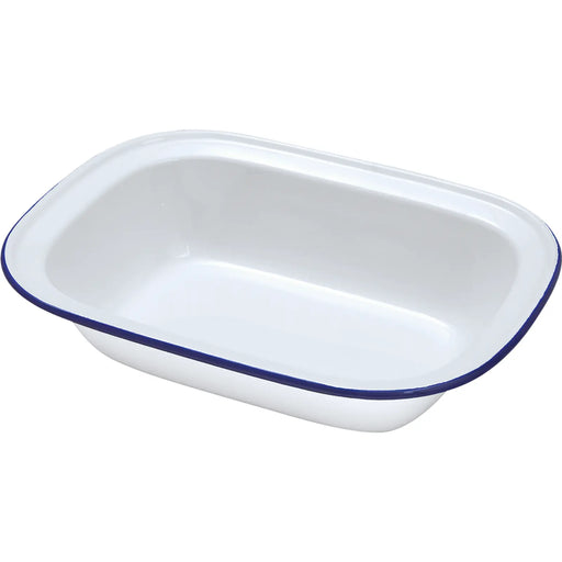 Falcon Oblong Pie Dish - Traditional White 22cm x 16.5cm x 5D