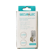 Securlec Automatic LED Safety Night Light 57mm (w) x 115mm (h) x 67mm (d)