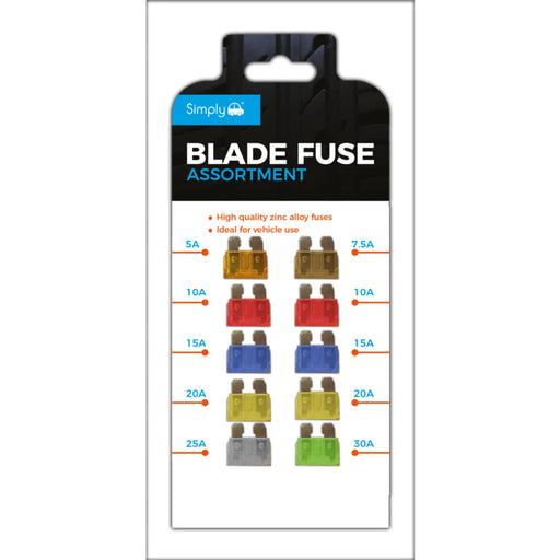 Simply Brand's Blade Fuse Assortment Pack 10