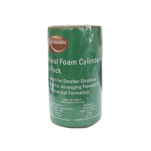 Ambassador Floral Foam Cylinder Pack 3