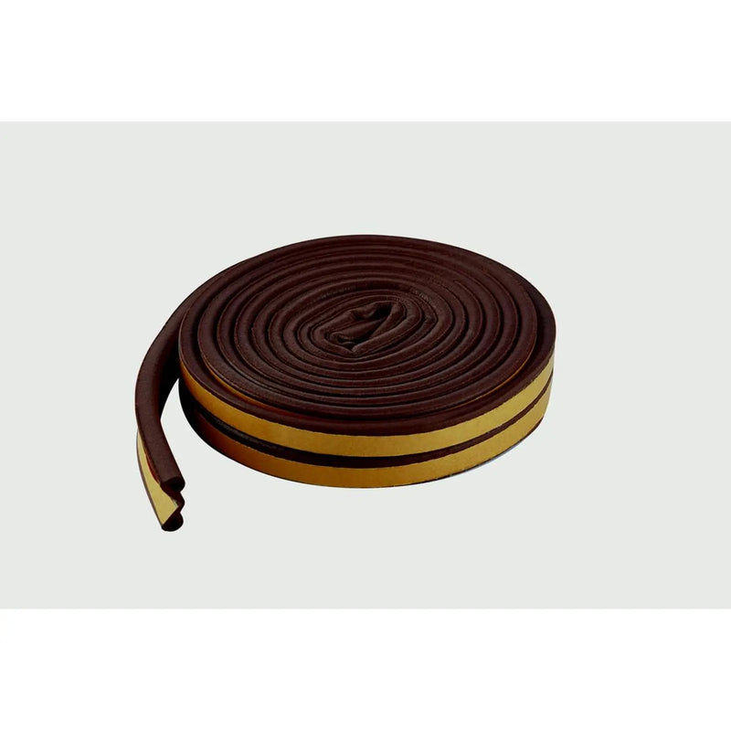 Woodside Epdm P Rubber Strip 5m Brown