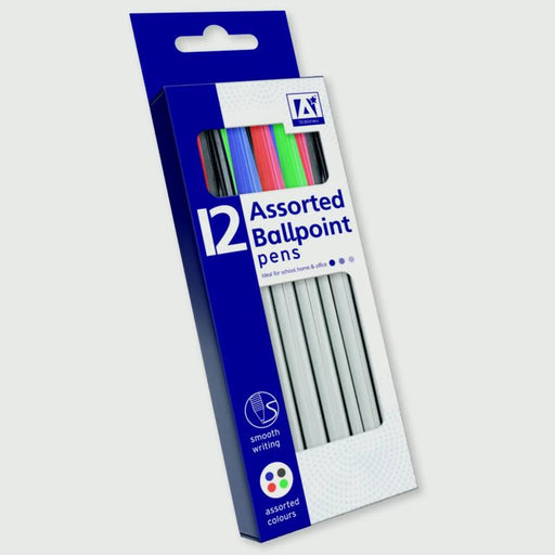 Stax A Star Assorted Ballpoint Pens Pack 12