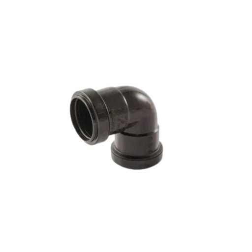 Davant Push Fit Knuckle 90° Bend Black 40mm