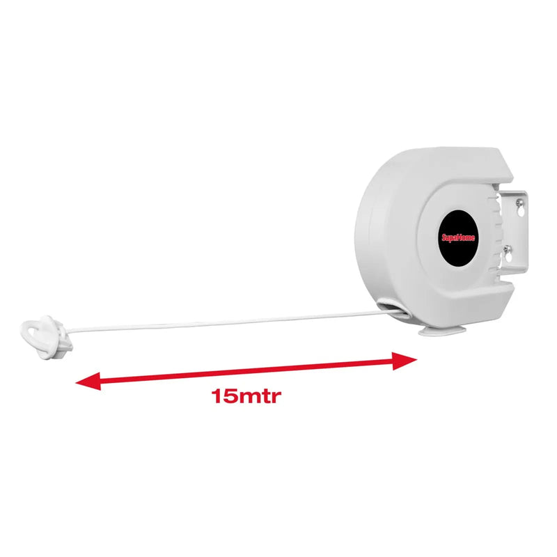 SupaHome Retractable Clothes Line 15m