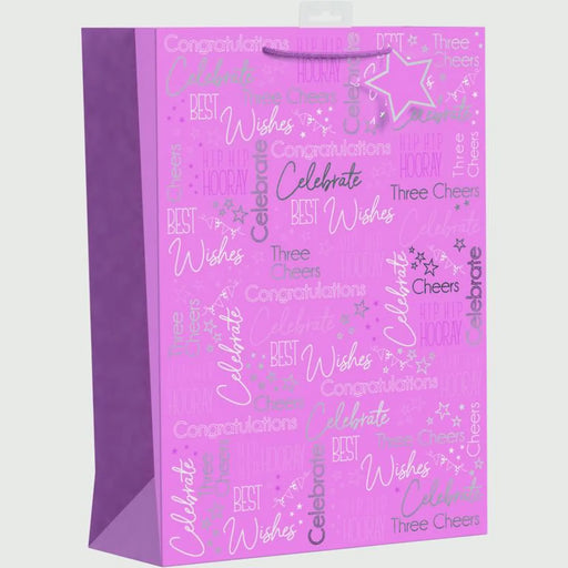Giftmaker Pink Text Gift Bag X Large