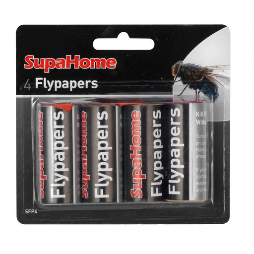 SupaHome Flypapers Pack of 4
