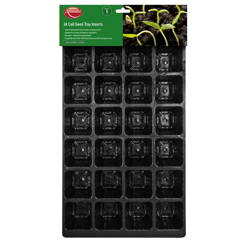 Ambassador Seed Tray Inserts Pack 5 15 Cell