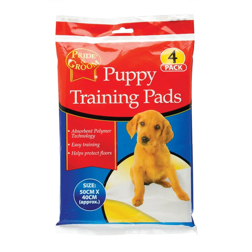 Stax Pride & Groom Puppy Training Pads 50cm x 40cm / 4 Pack