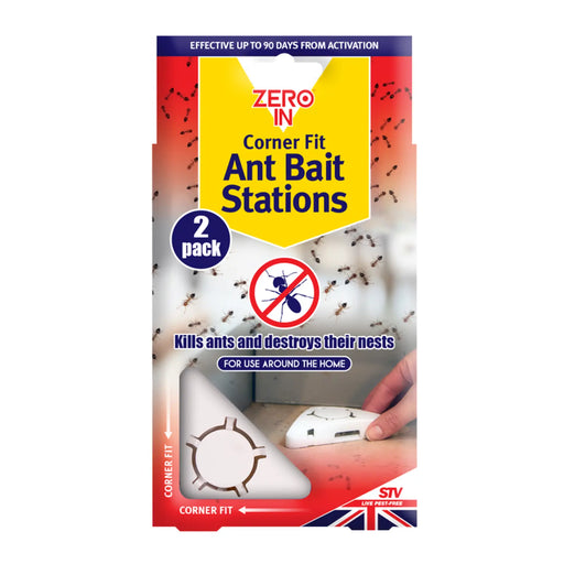 Zero In Corner Fit Ant Bait Stations Twin Pack