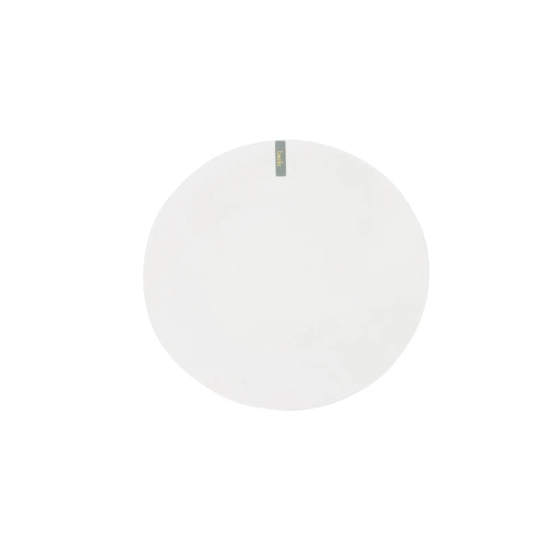 Basiks White Porcelain Dinner Plate 10.5"