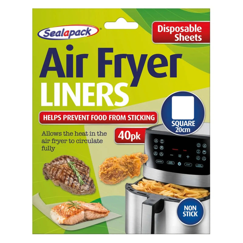 Sealapack Disposable Air Fryer Liner Square 40 Pack