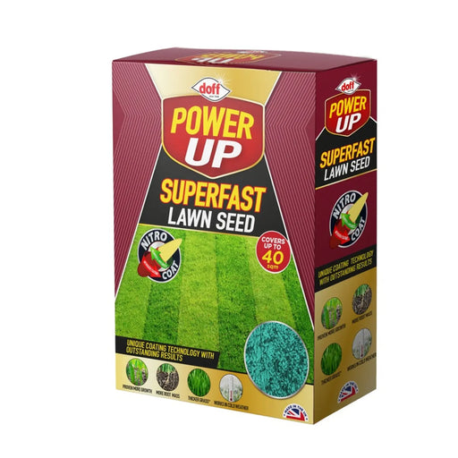 Power Up Superfast Lawn Seed With Nitro Coat 500g