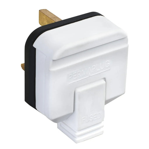 Luceco Heavy Duty Plug 13 Amp White