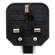 Luceco Heavy Duty Plug 13 Amp White