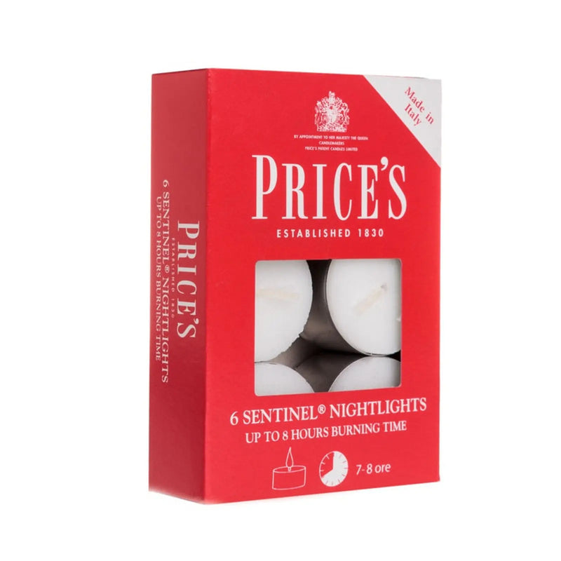 Price's Candles Sentinel Nightlights Pack 6