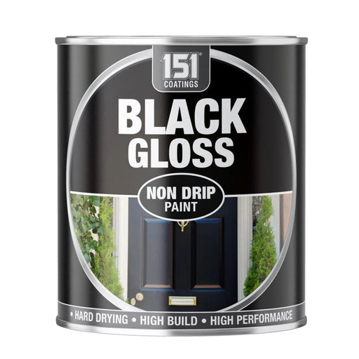 Stax 151 Coatings Non Drip Gloss Paint 300ml Black