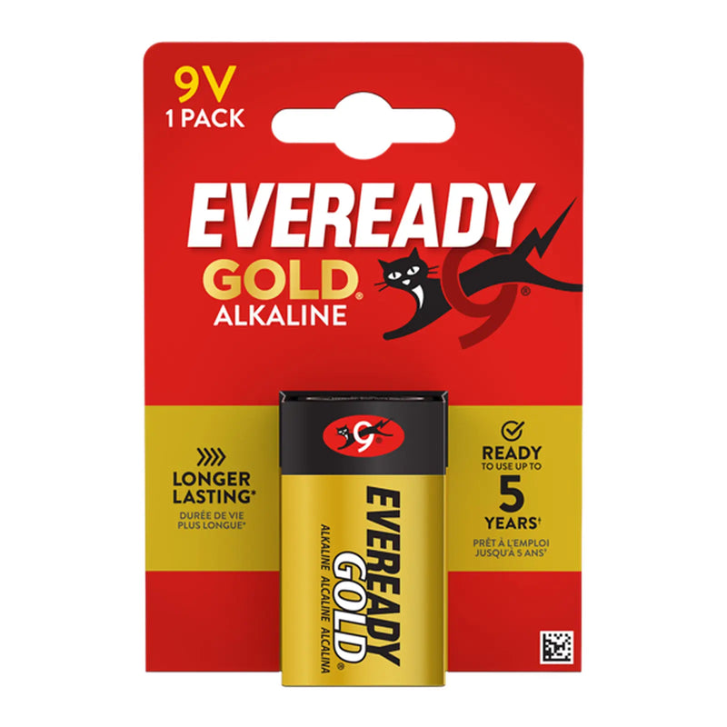 Eveready Gold 9V Battery Card of 1