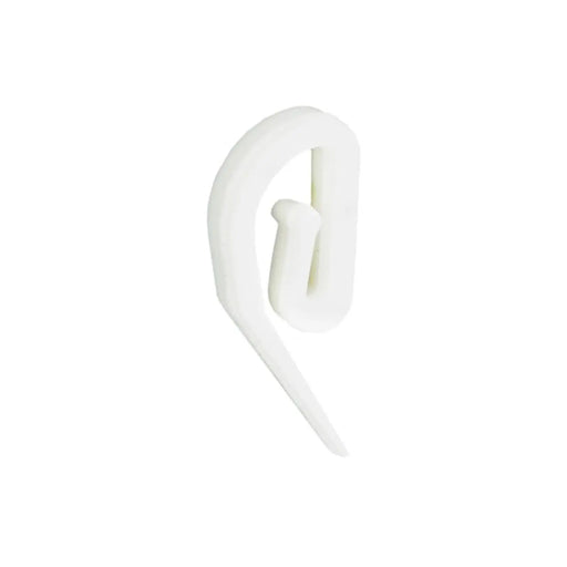 Securit Plastic Curtain Hooks White S6430