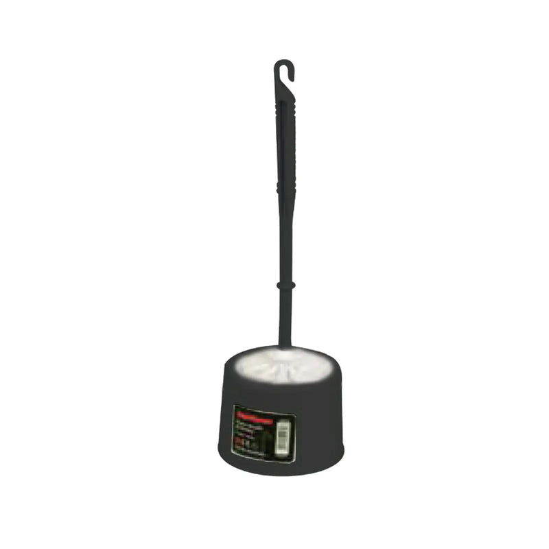 SupaHome Standard Toilet Brush & Holder Black