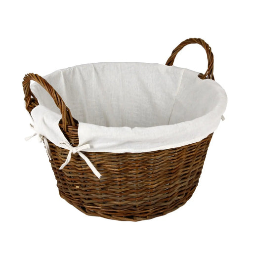Stax Hearth & Home Wicker Log Basket With Removable Liner