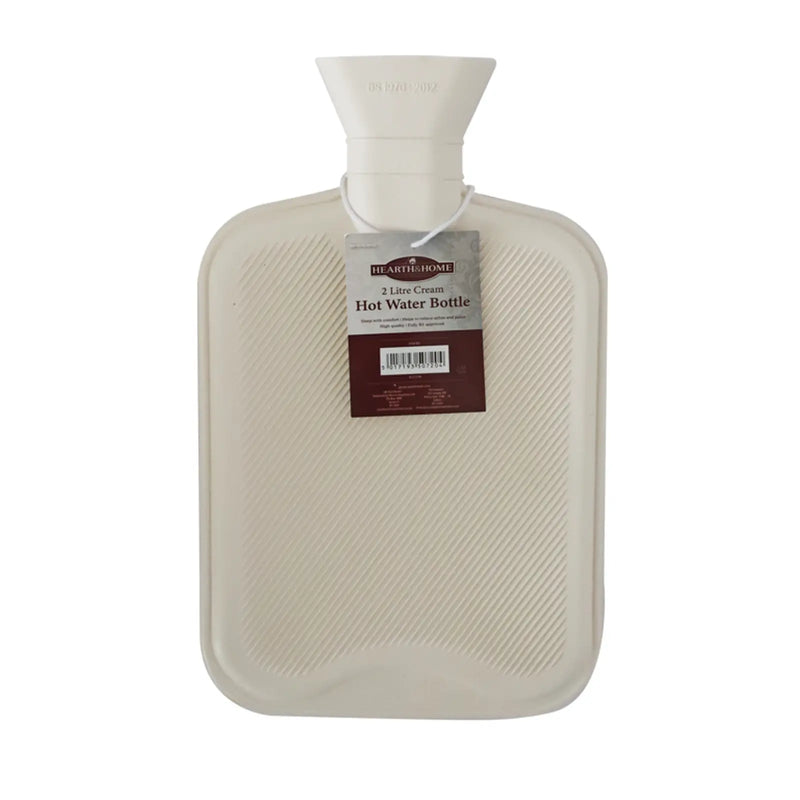 Stax Hearth & Home 2L Hot Water Bottle Cream