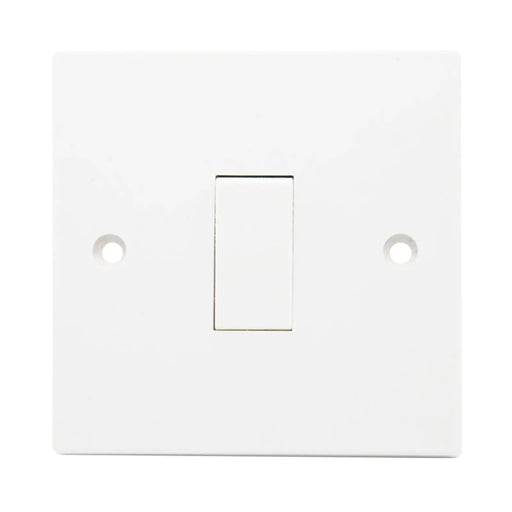 Securlec 1 Gang Intermediate Switch Square Edge