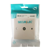 Securlec Single Flush Co Axial Aerial Socket Square Edge