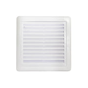 Securlec Inlet/Outlet Multi Fit Fixed Grill White 100mm 4"