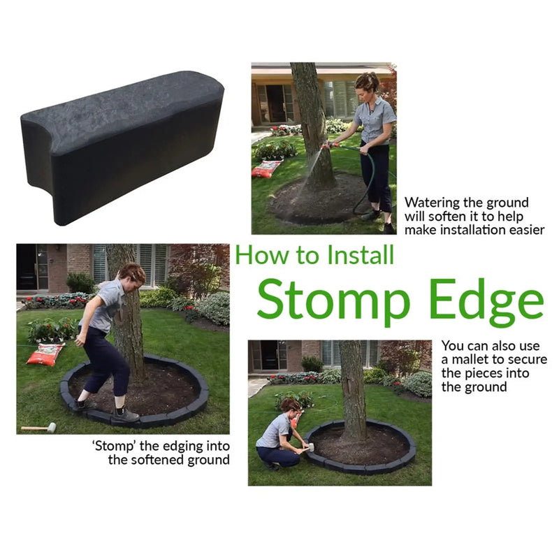 Primeur Stomp Edge Border Graphite 10x12x30cm