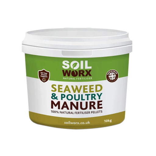Soilworx Seaweed & Poultry Manure Pellets 10kg Bucket