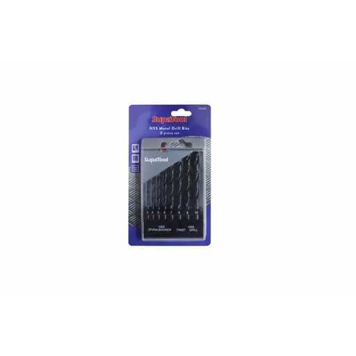 SupaTool HSS Metal Drill Bit Set 8 Pieces
