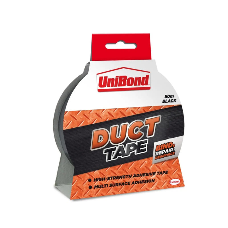 UniBond Duct Tape Black 50mm x 50m