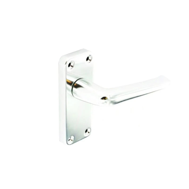 Securit Aluminium Latch Handles Bradford (Pair) 100mm