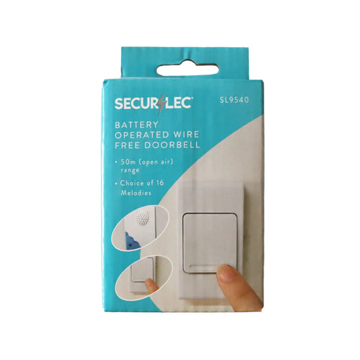 Securlec Wireless Doorbell & Chime 50m
