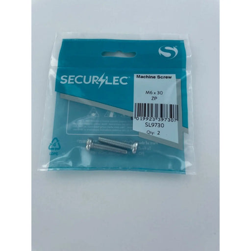 Securlec Machine Screw ZP M6 x 30mm Pack 2