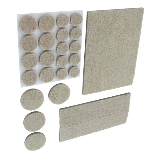 Securit Felt Pads Set 5mm Deep Pack 27 Assorted